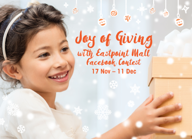 Joy Of Giving with Eastpoint Mall Facebook Contest